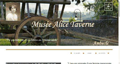 Desktop Screenshot of museealicetaverne.fr