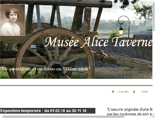 Tablet Screenshot of museealicetaverne.fr